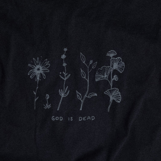 GOD IS DEAD TEE black