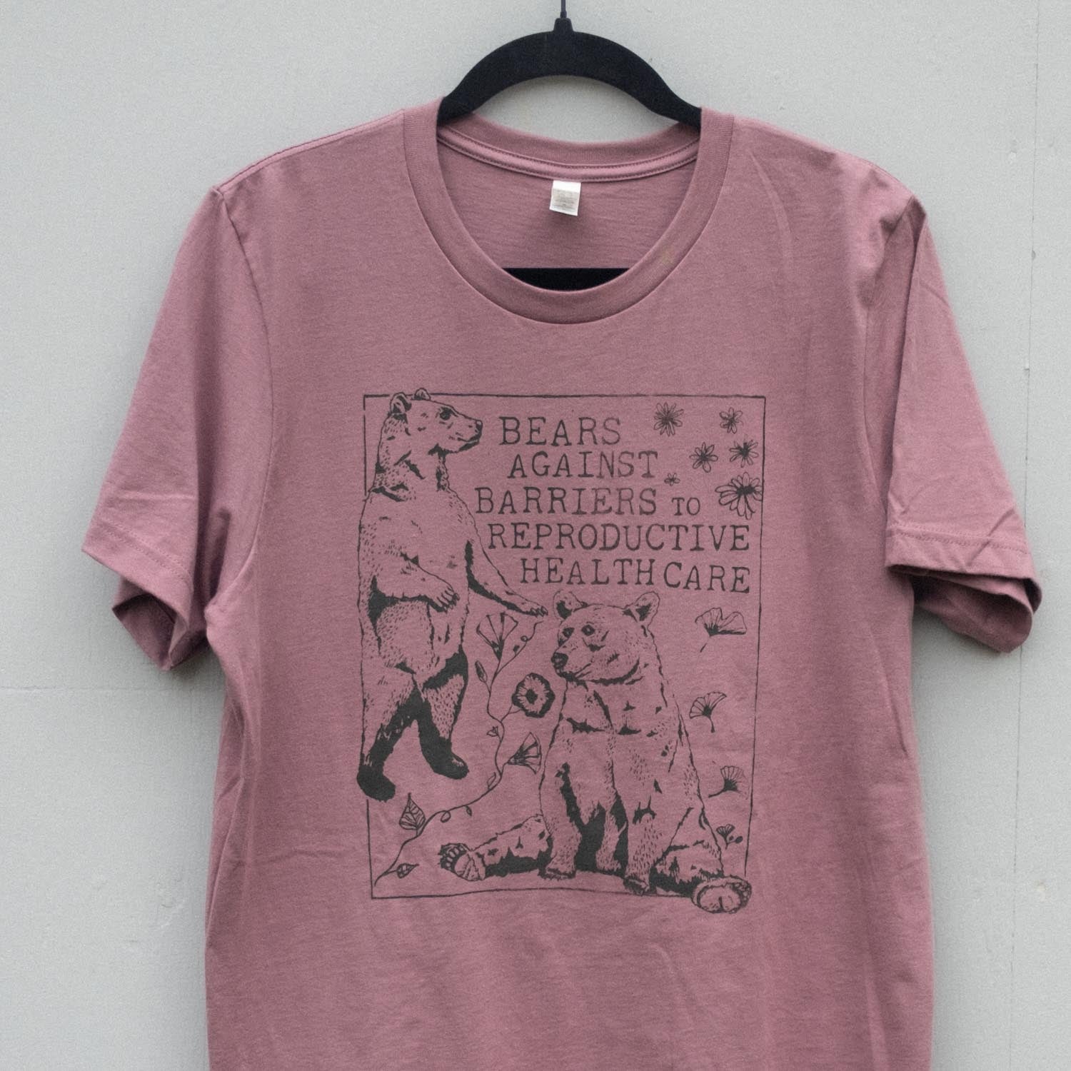 BEARS AGAINST BARRIERS TO REPRODUCTIVE HEALTH CARE TEE