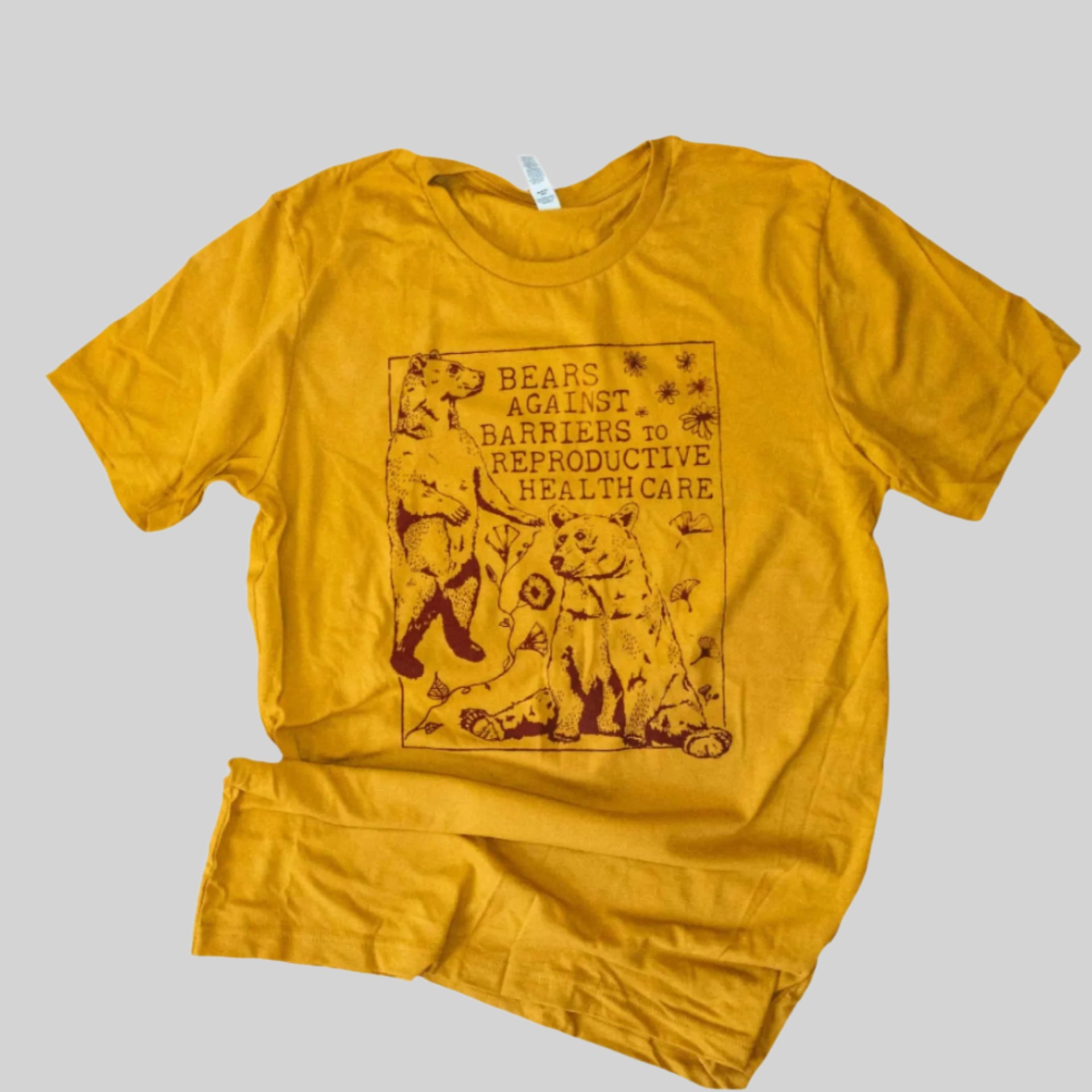 BEARS AGAINST BARRIERS TO REPRODUCTIVE HEALTH CARE TEE