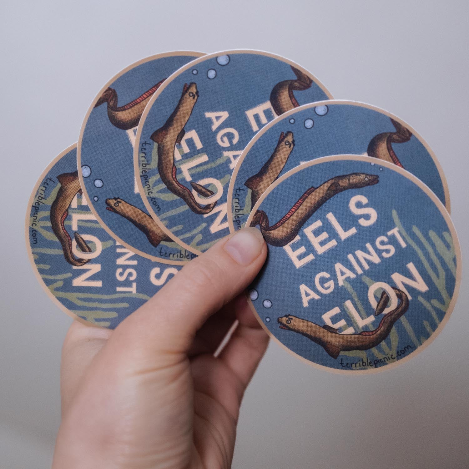 Eels Against Elon Sticker