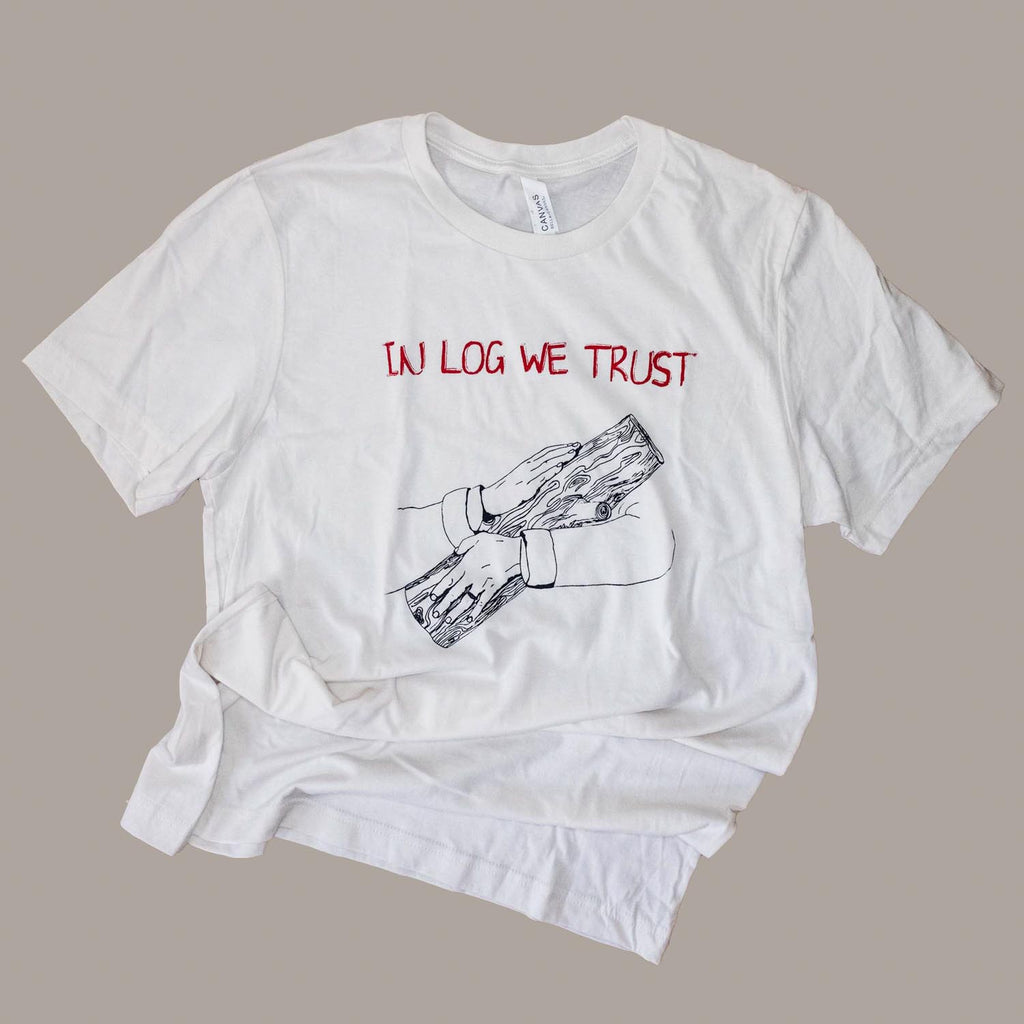 IN LOG WE TRUST LOG LADY TEE