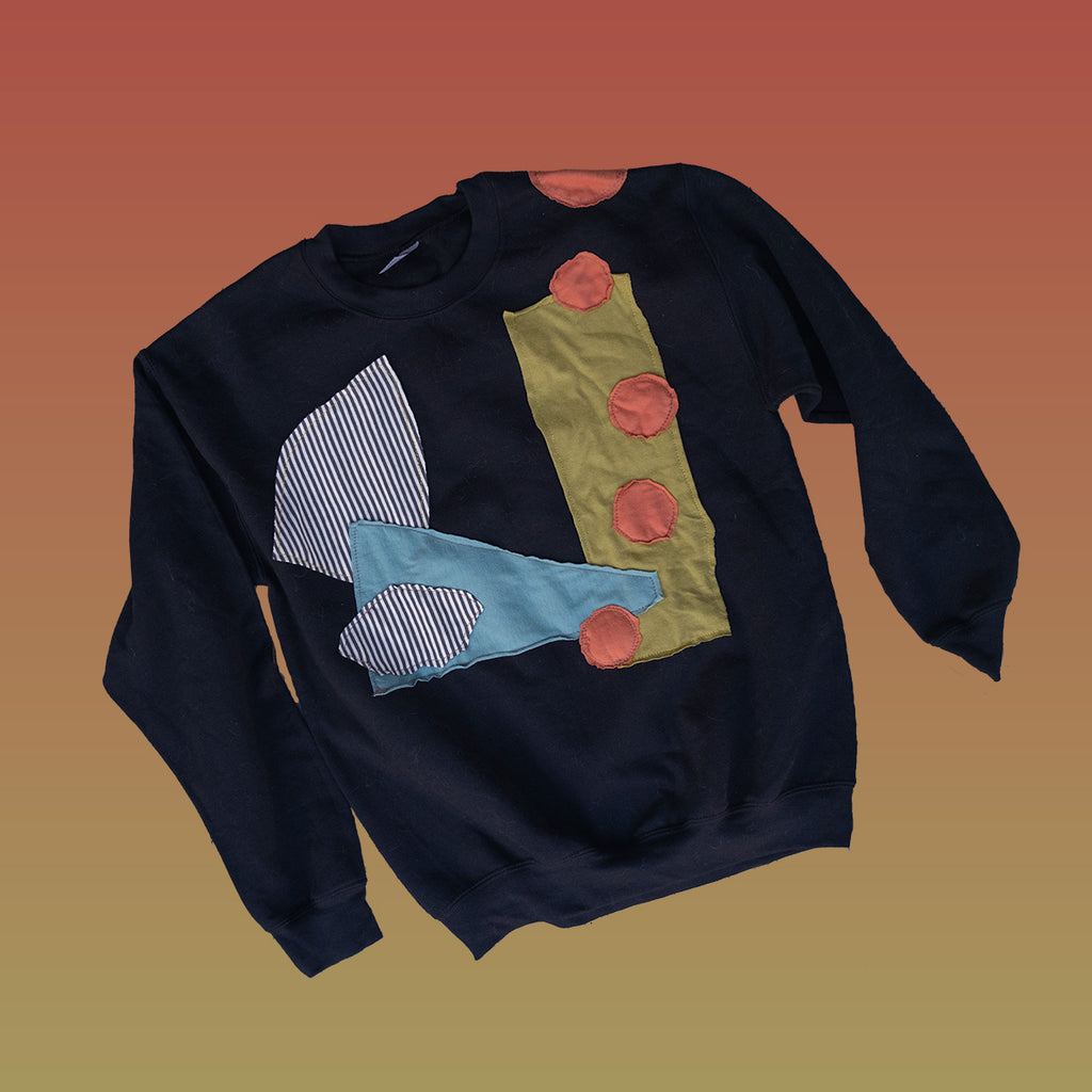 Scrap Fabric Sweatshirt No2 (medium)