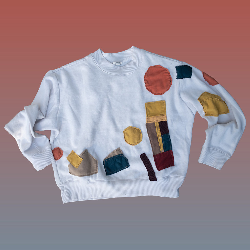 Scrap Fabric Sweatshirt No6 (small)