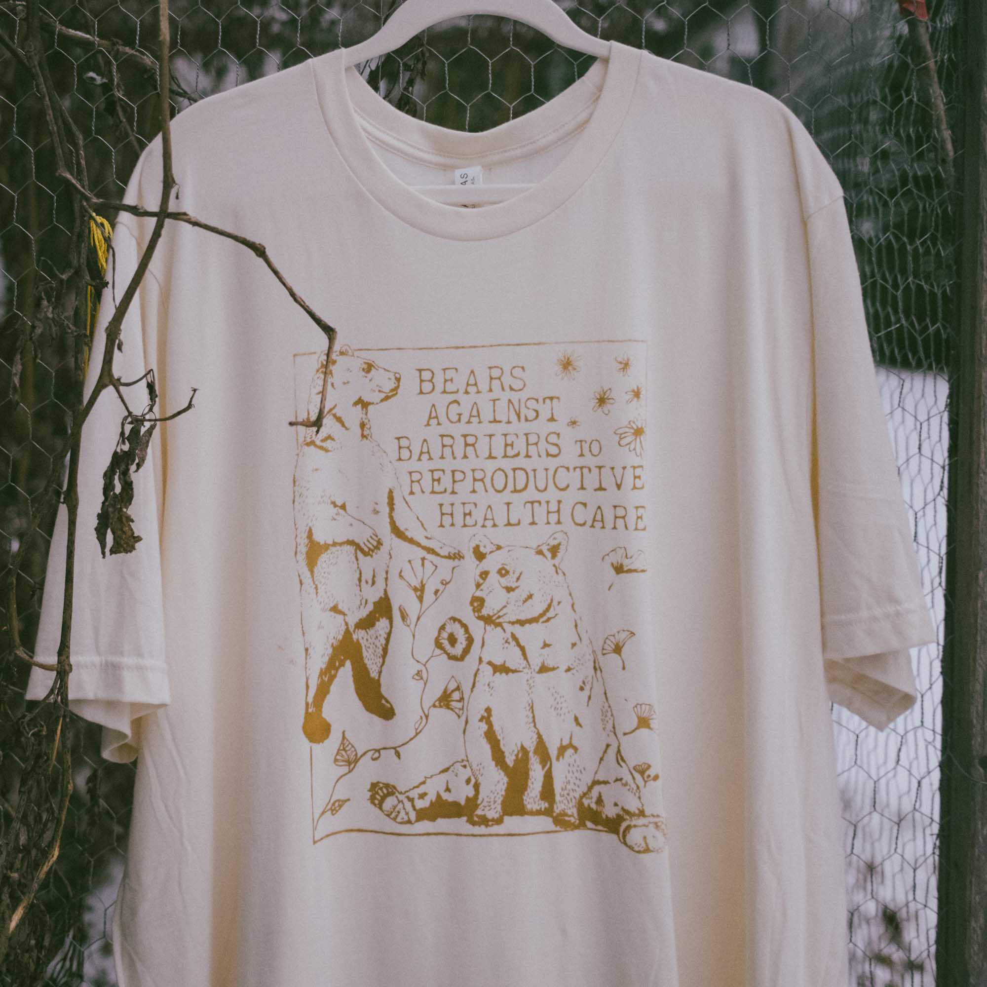 BEARS AGAINST BARRIERS - 3XL natural