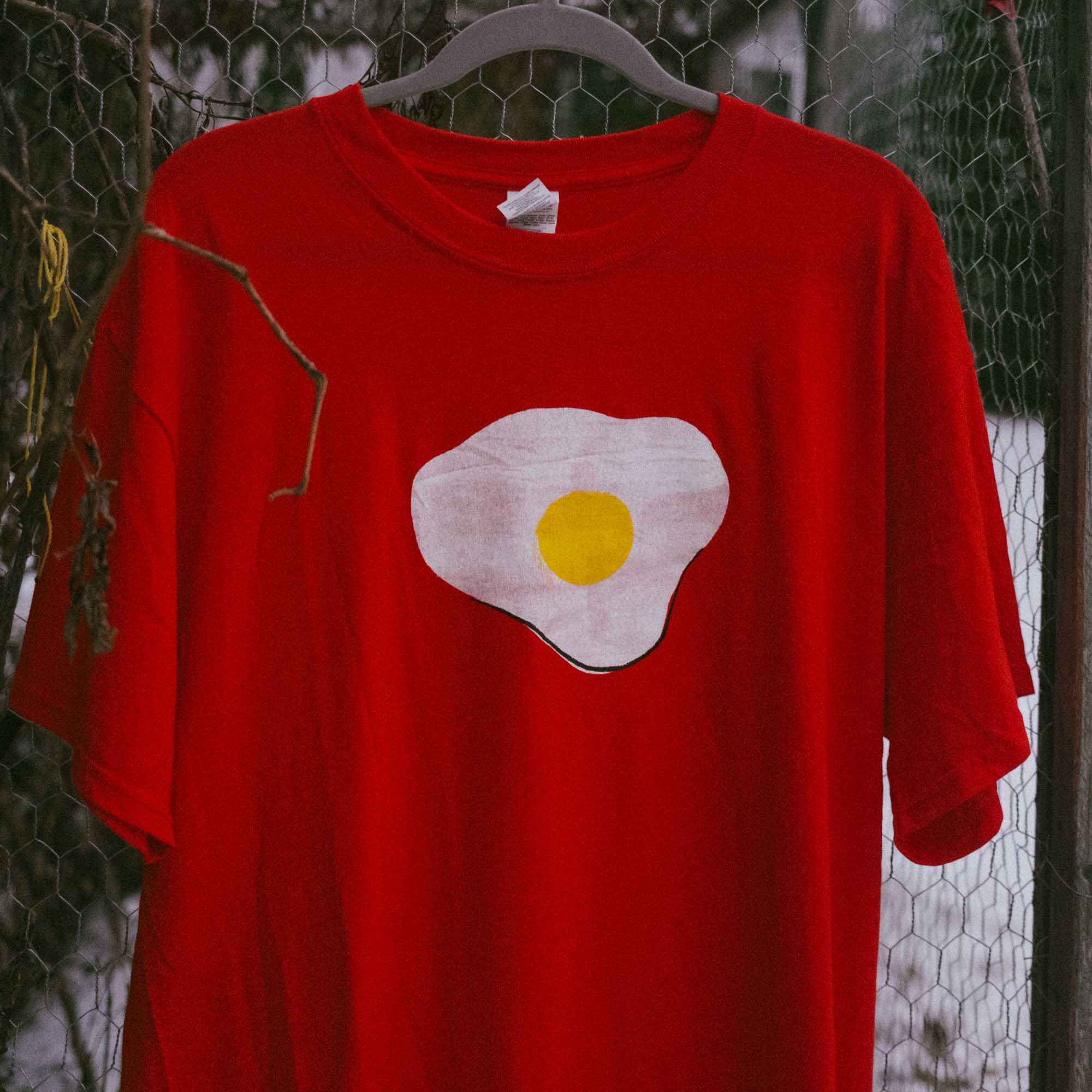 FRIED EGG - large red