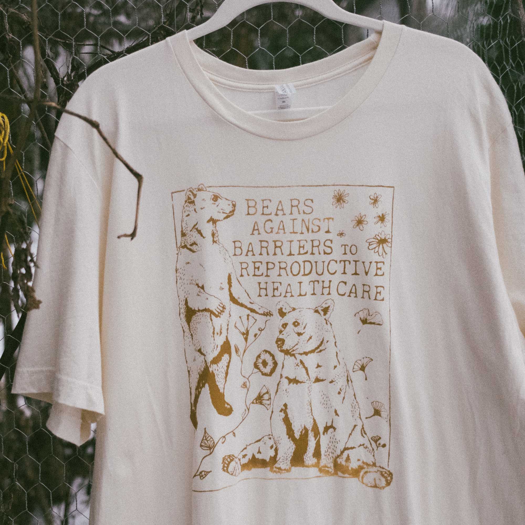 BEARS AGAINST BARRIERS - 2XL natural